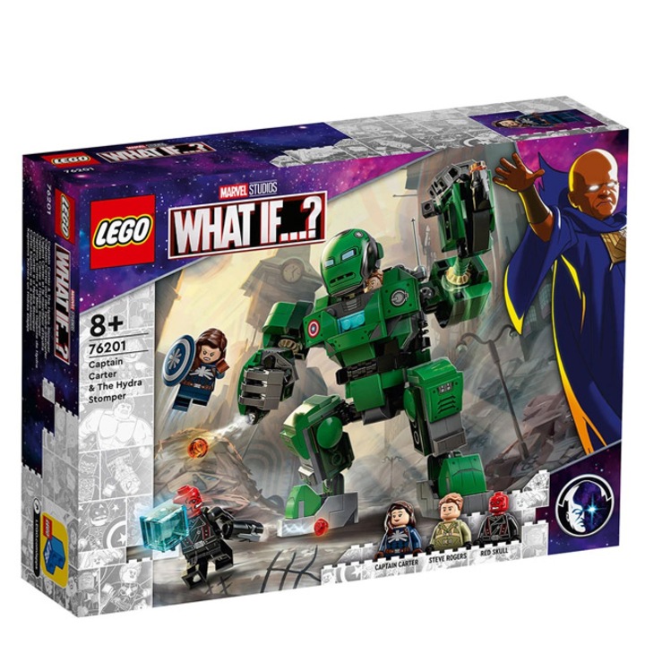 Конструктор LEGO Marvel Super Heroes 76201, Капитан Картър и Унищожителят на Хидра, 343 части
