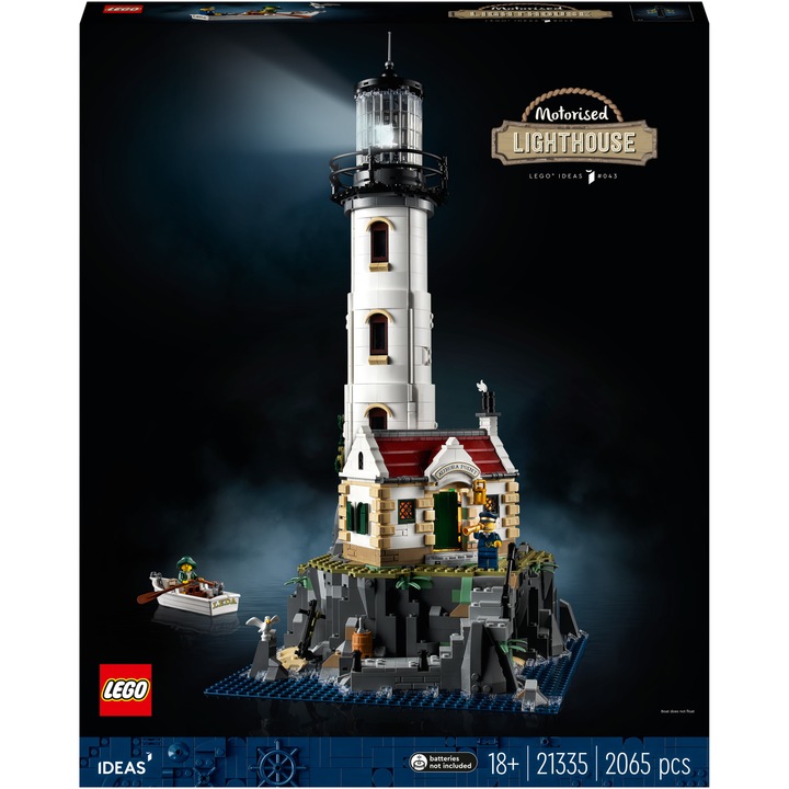 LEGO® Ideas - Моторизиран фар 21335, 2065 части