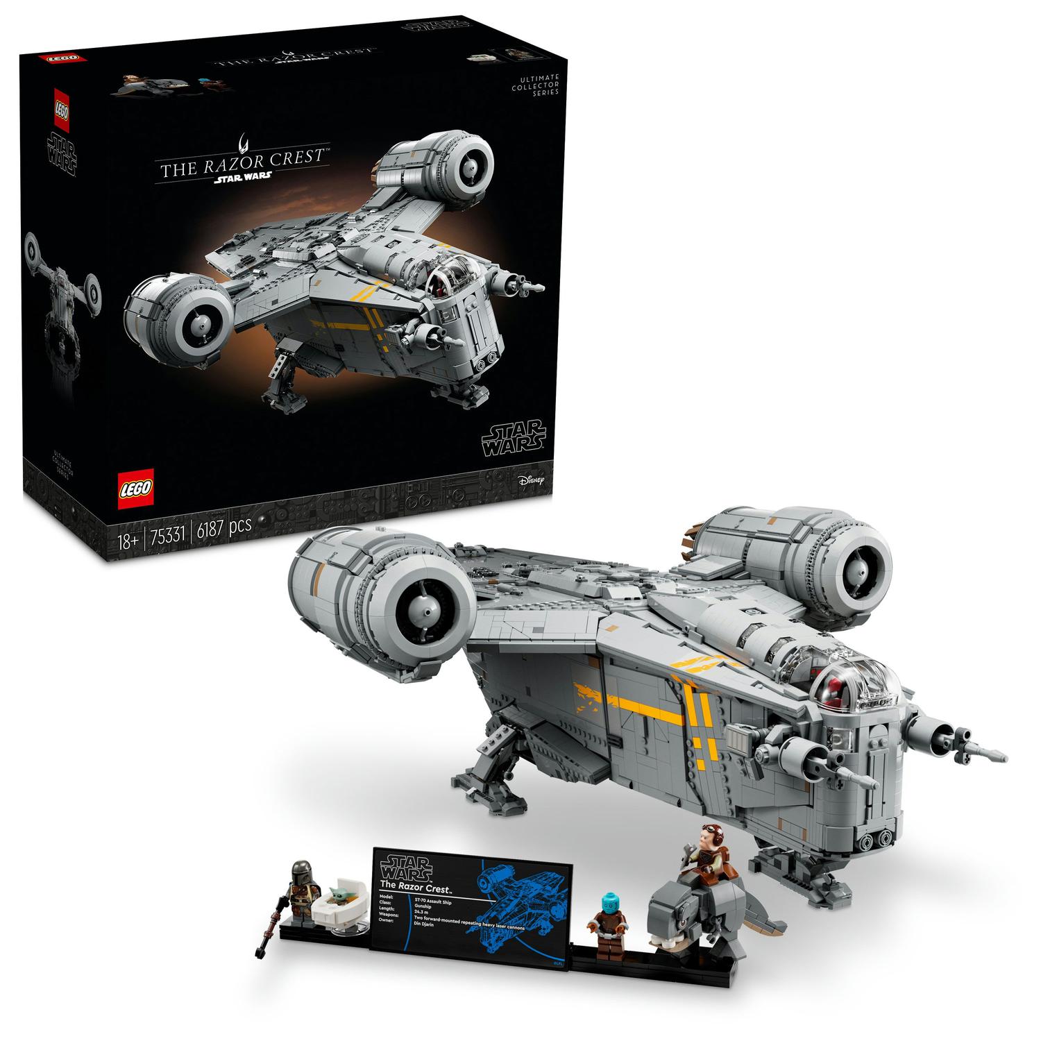 LEGO® Star Wars TM - Razor Crest™ 75331, 6187 piese - eMAG.ro