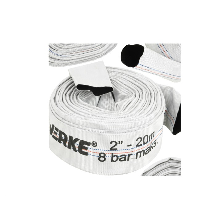 Пожарникарски маркуч за вода 8 бара 2" 20 метра Verke