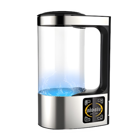 Carafa 2L cu recipient pentru hidrogenat si purificat apa, hidrogen molecular si plasma, apa terapeutica, ionizata si plasmatica, magnetizata, alcalina, terapeutica, filtru