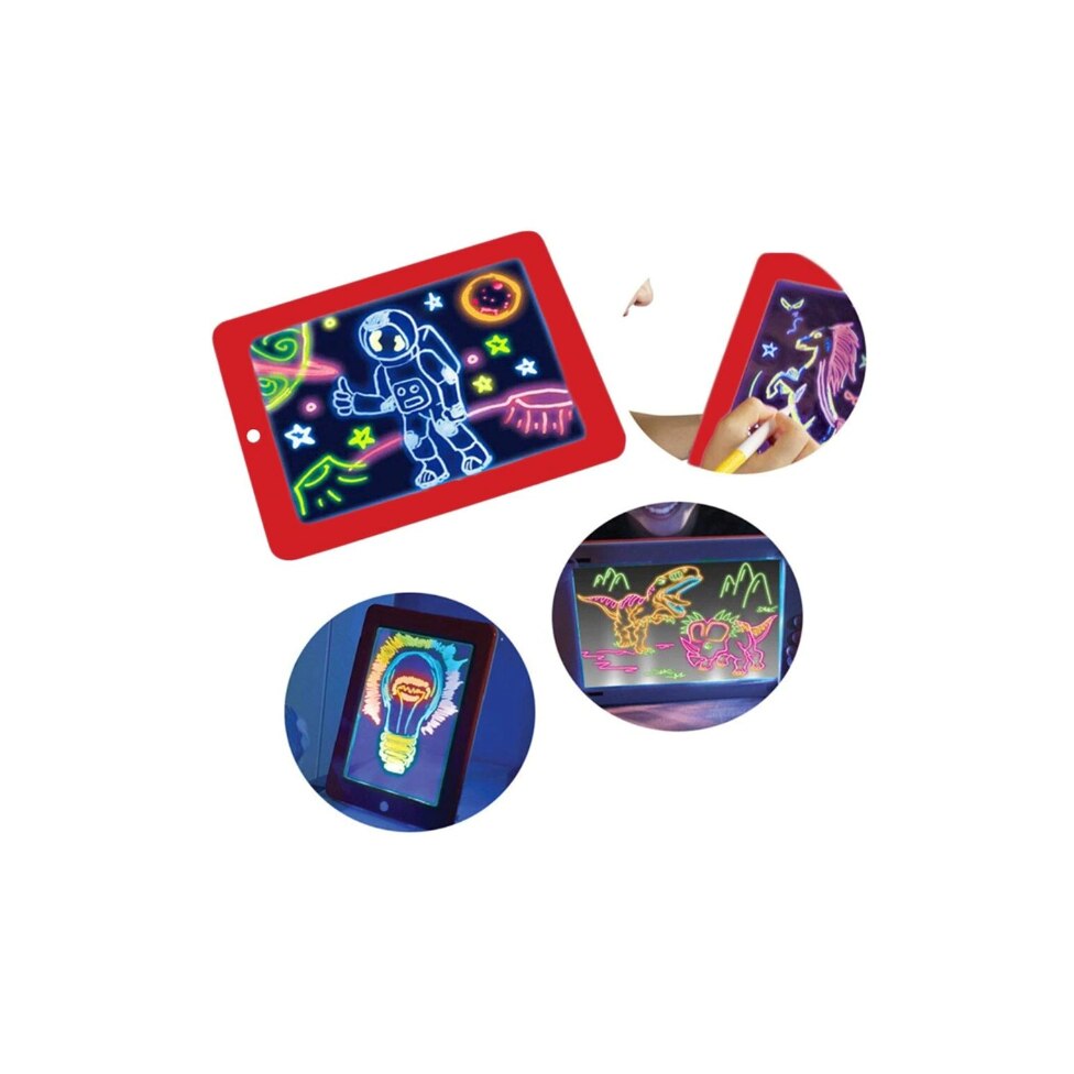 Интерактивен таблет за рисуване с 8 светлинни ефекта, Magic Pad JRH