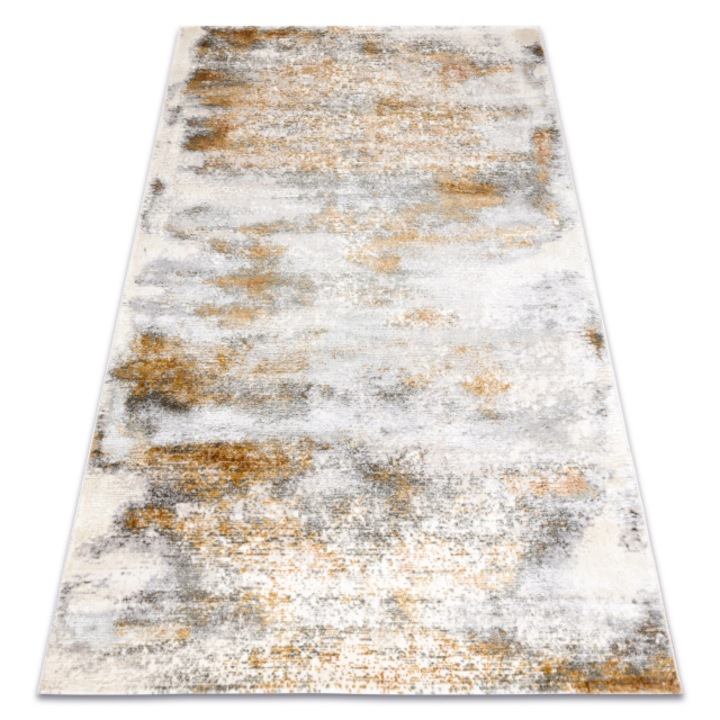 Covor DYWANY ŁUSZCZÓW acril elitra 8105 abstractiune vintage fildes / portocale , 240x350 cm