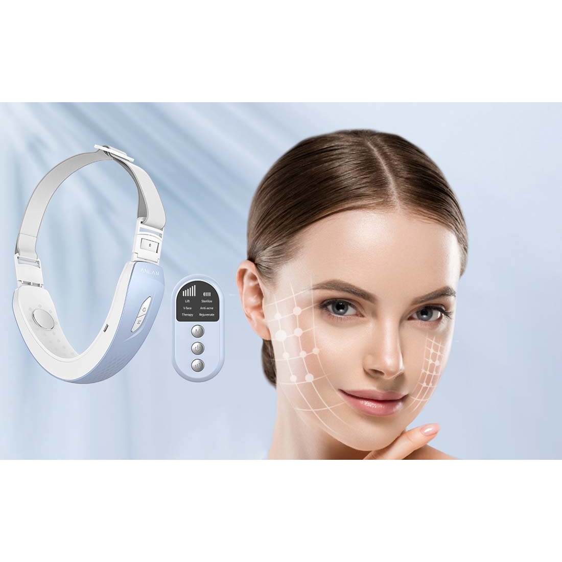 Dispozitiv de fermitate facial ANLAN - eMAG.ro
