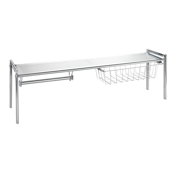 Wenko Exquisite konyhai polc, 93 x 30 x 21,5 cm, krómozott fém
