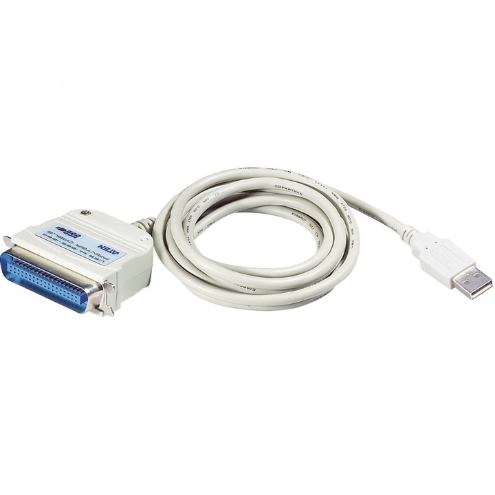 Cablu convertor ATEN UC1284B, USB-A tata - IEEE1284, 1.8 m