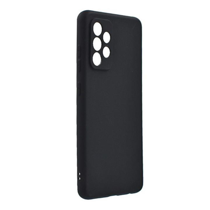 Mobiltelefon tok, kompatibilis, Samsung Galaxy A52s 5G (SM-A528) / Galaxy A52 5G (SM-A526F) / Galaxy A52 4G (SM-A525F) Gigapack szilikon telefonvédő (matt) fekete, gigapack csomagolás