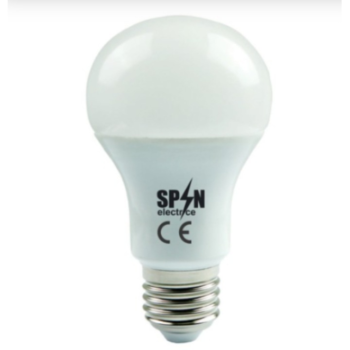 Комплект от 10 led крушки 12w, глобус A60 студена светлина 6400k, цокъл E27 1320L