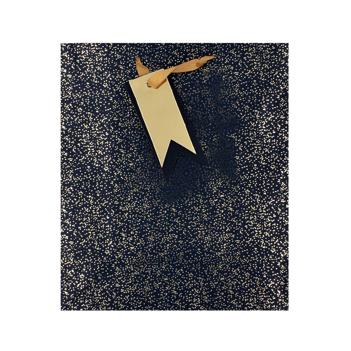 Подаръчна чанта Clairefontaine SDE M Navy Speckle, 21,5 x 25,5 x 10 cm