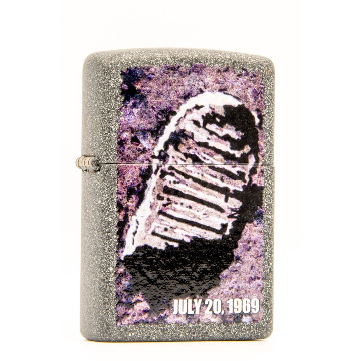 Bricheta Zippo Moon Footprint