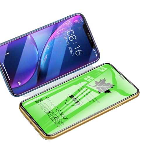 Folie sticla Tempered Glass 20D compatibila cu iPhone XS MAX / 11 PRO MAX, Negru