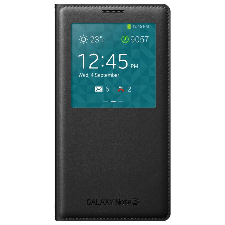 Калъф Samsung S-View Cover за Galaxy Note 3, Черен
