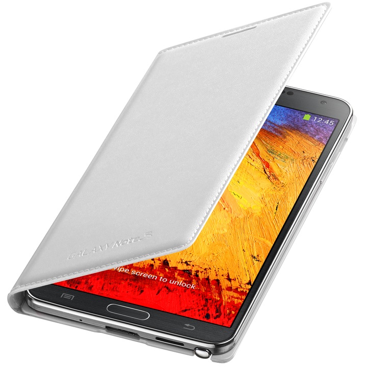 Калъф Samsung Flip-Cover за Galaxy Note 3, Бял