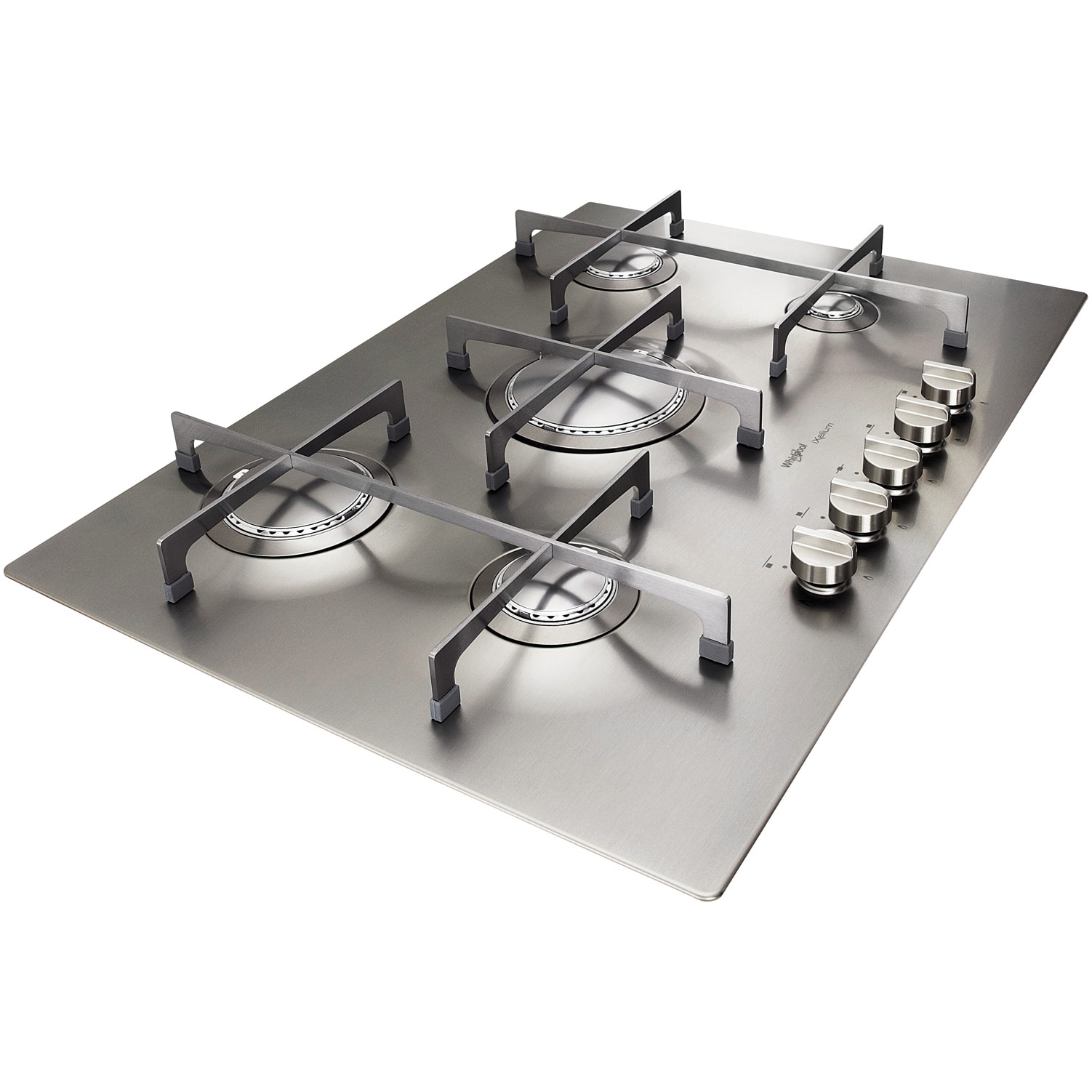 Plita incorporabila Whirlpool AKT 799/IXL, Gaz, 5 Arzatoare, Aprindere