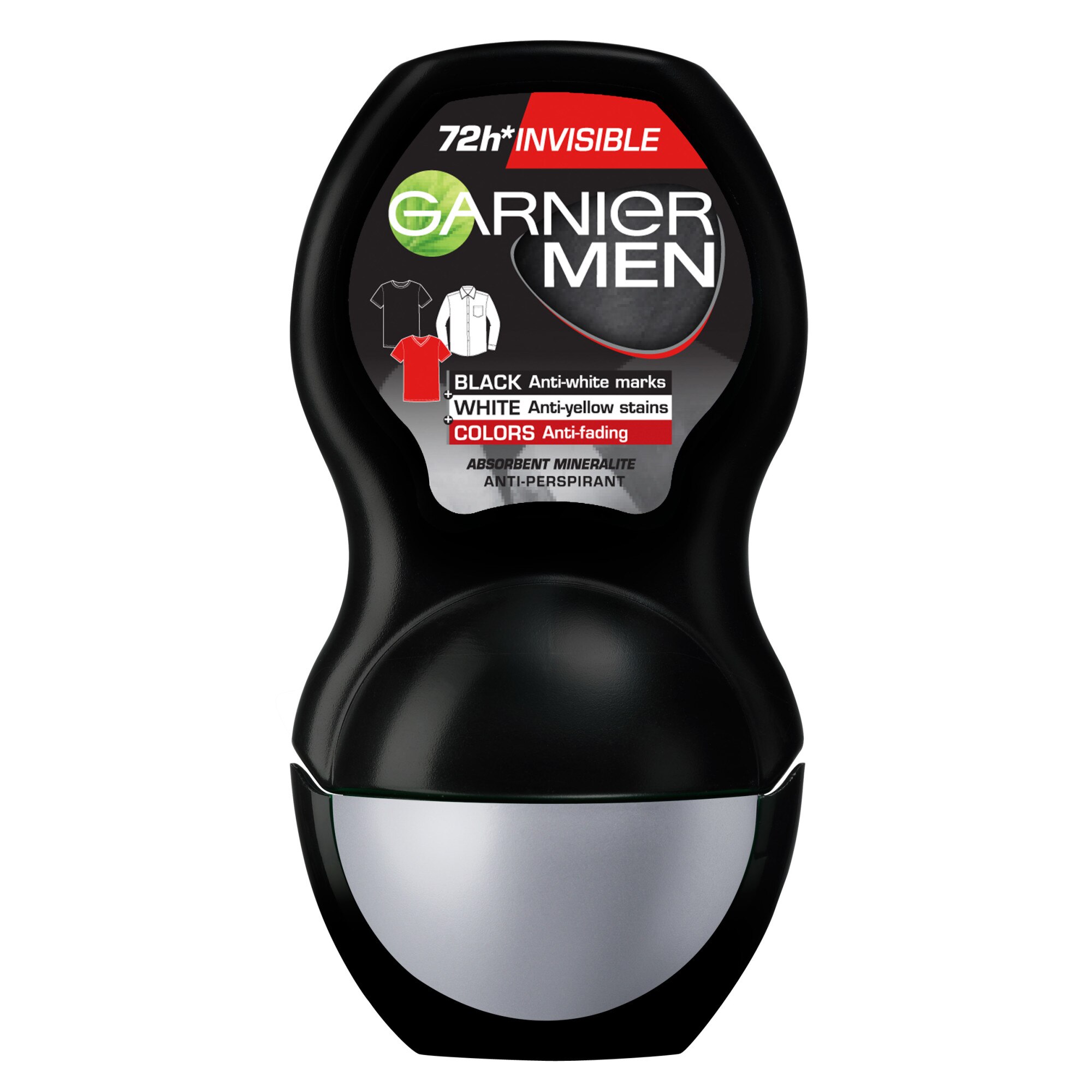 Deodorant Garnier Deo Men Roll-On Black White Colors