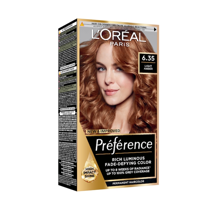 Боя за коса L'Oreal Paris Preference 6.35 Havane, 174 мл