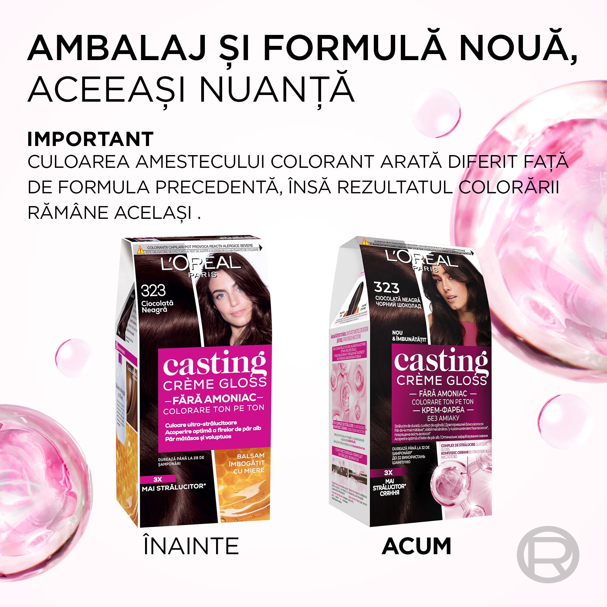 Vopsea de par semi-permanenta fara amoniac L'Oreal Paris Casting
