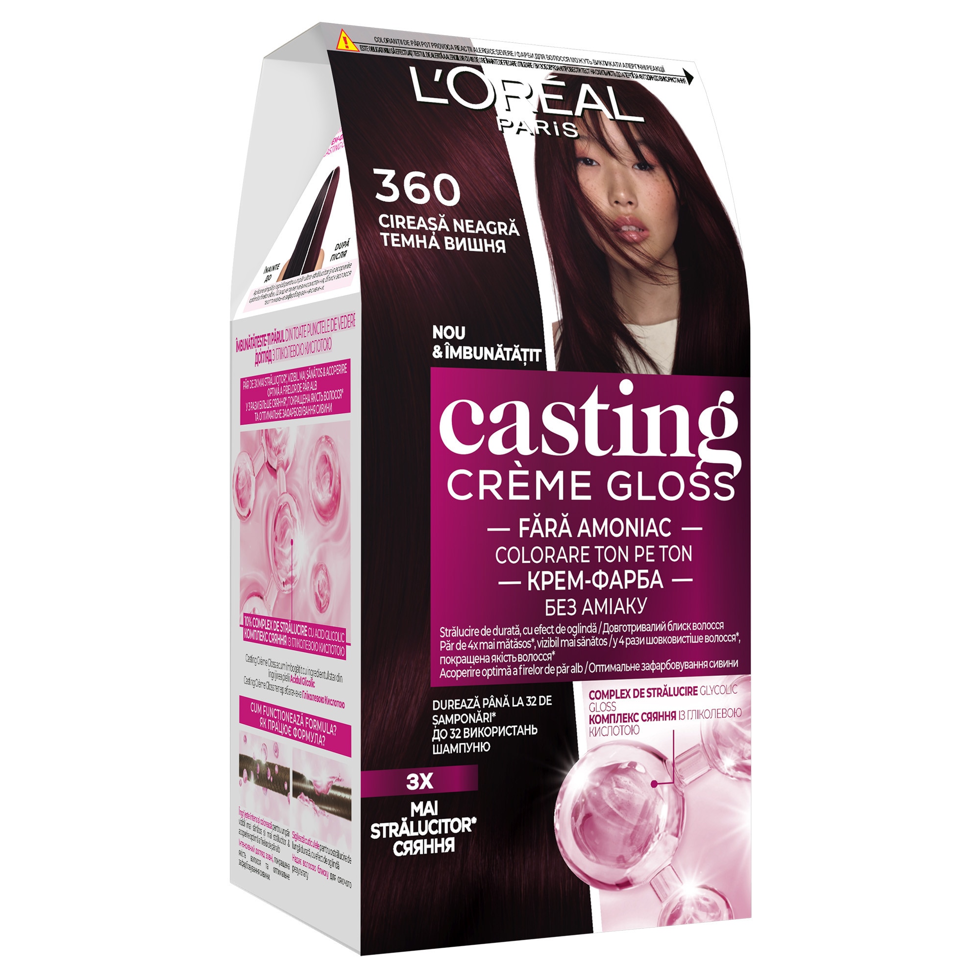 Vopsea de par semi-permanenta fara amoniac L'Oreal Paris Casting