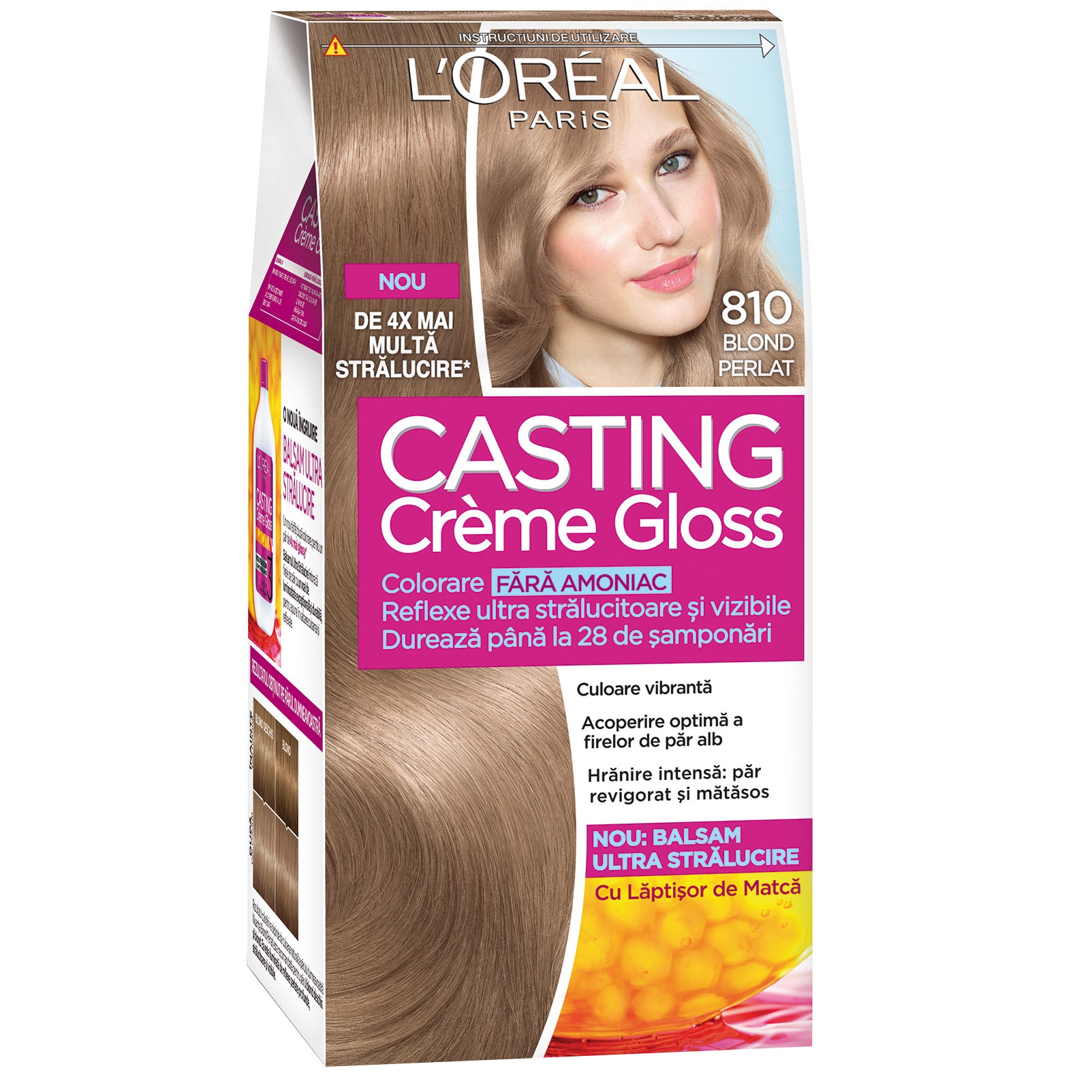 Боя за коса L'Oreal Paris Casting Creme Gloss 810 Blond ...