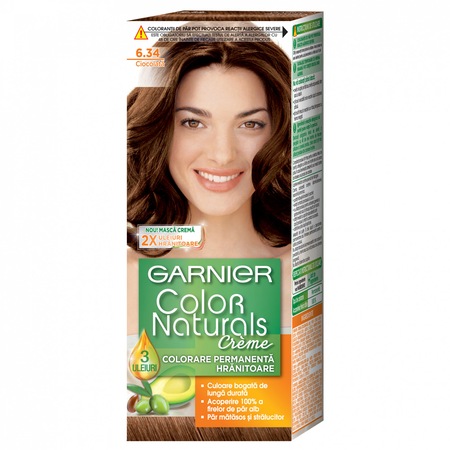 Vopsea De Par Permanenta Cu Amoniac Garnier Color Naturals 6 34 Ciocolata 110 Ml Emag Ro