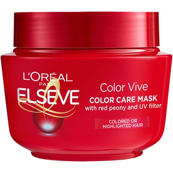 Masca de par L'Oreal Paris Elseve Color Vive pentru par vopsit, 300 ml Masca de par L'Oreal Paris Elseve Color Vive pentru par vopsit, 300 ml