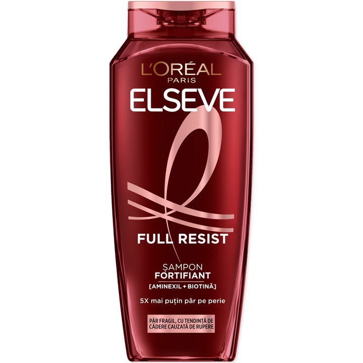Шампоан L'Oreal Paris Elseve Arginine Resist за чуплива коса, 400 мл