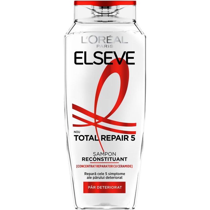 Шампоан L'Oreal Paris Elseve Total Repair за изтощена коса, 400 мл