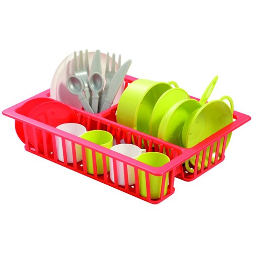 Set Ecoiffier Vase cu Uscator de Vase