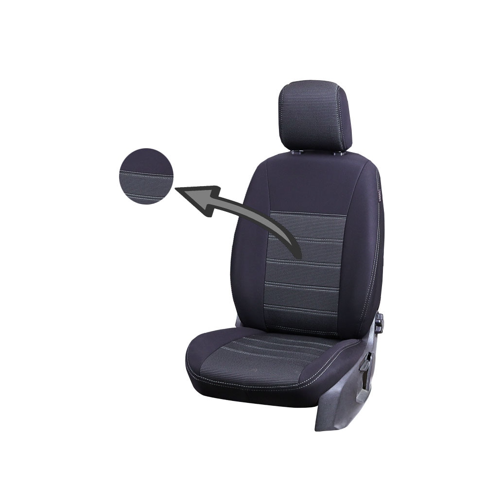instant Chalk lexicon Set huse scaune auto, Smartic®, Dedicate Mercedes Sprinter 2+1 2007-2018, 6  piese, Material Textil, negru - eMAG.ro