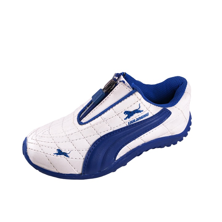 Детски маратонки Chippo Youth 6001-905,30-35, Еко кожа, Със Цип, Бял/Син