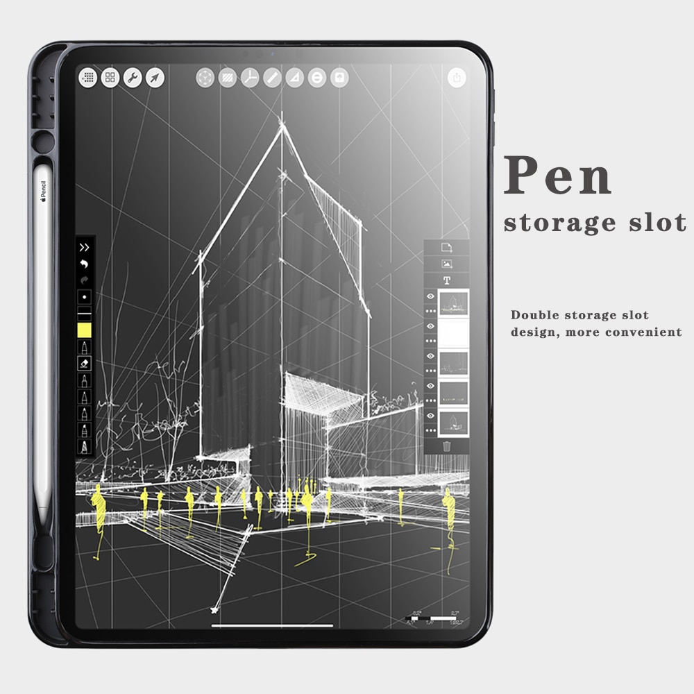 Husa tableta, Poliuretan/Silicon, Compatibil cu iPad, 10.2'', Multicolor