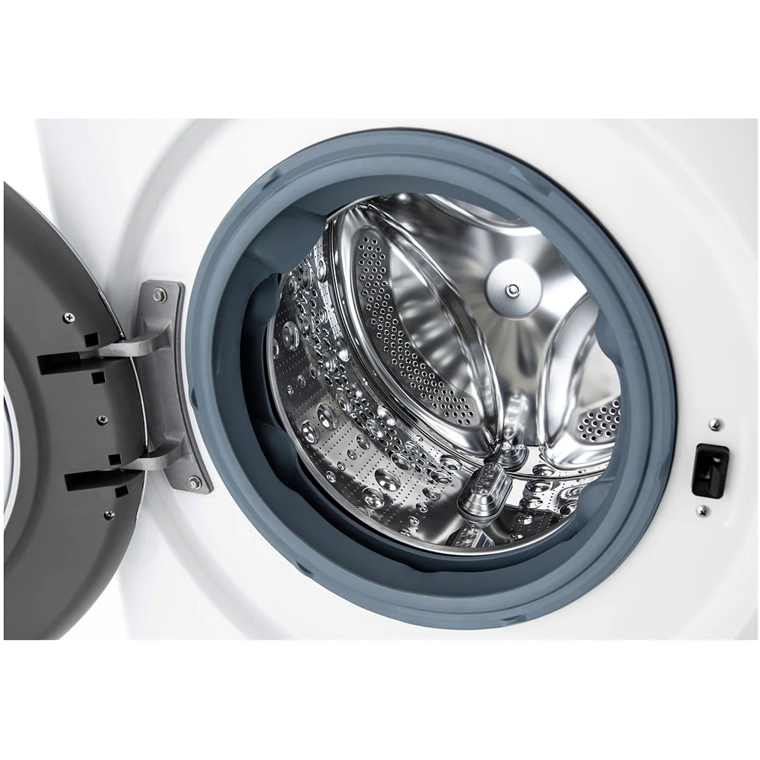 Masina de spalat rufe cu uscator LG F4DV910H2EA, Spalare 10.5 kg, Uscare 7 kg, 1400 rpm, Clasa E, Motor AI Direct Drive, Steam+, TurboWash, ThinQ, Alb