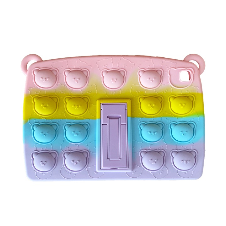 Husa pentru tableta Samsung Galaxy Tab S6 Lite, Silicon, Multicolor