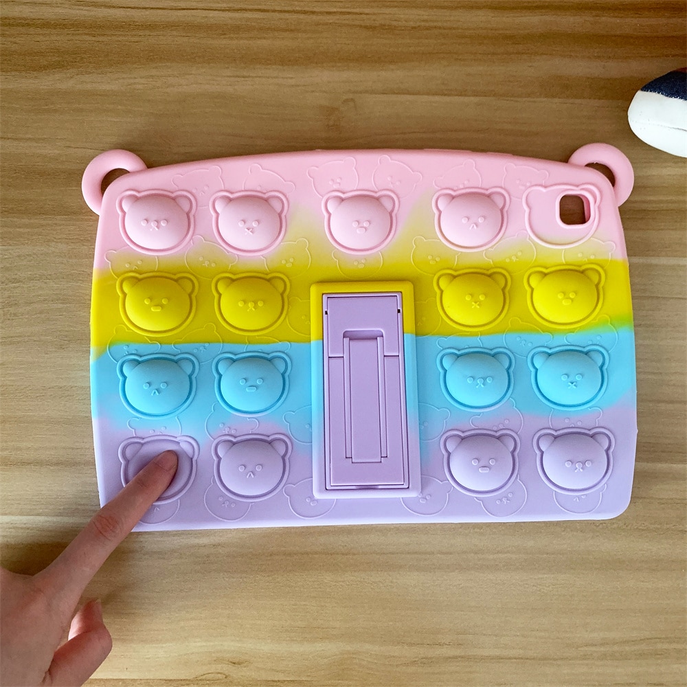Husa pentru tableta Samsung Galaxy Tab S6 Lite, Silicon, Multicolor