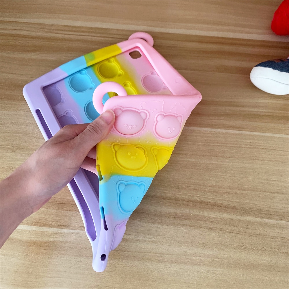Husa pentru tableta Samsung Galaxy Tab S6 Lite, Silicon, Multicolor