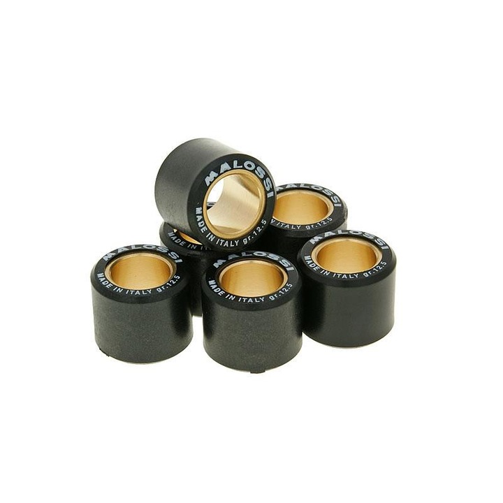 Set role variator, Malossi, HT 20x17mm, 12.5g, Negru