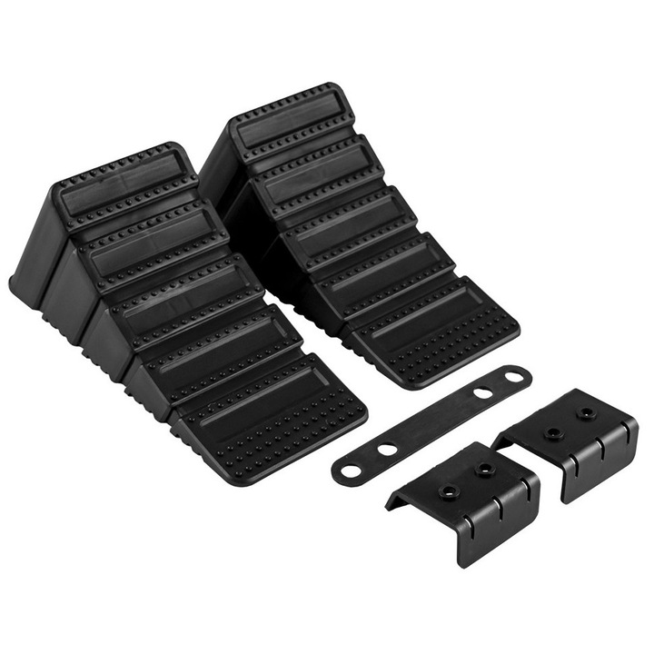Set 2 bucati cale pentru blocat roti JBM 32524, plastic
