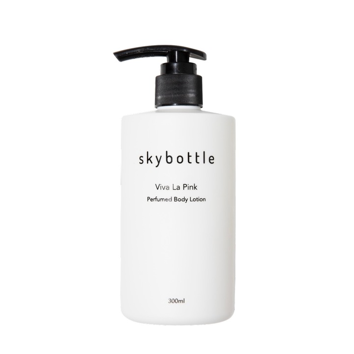 Illatosított testápoló, Skybottle, Viva La Pink, shea vajjal, 300 ml
