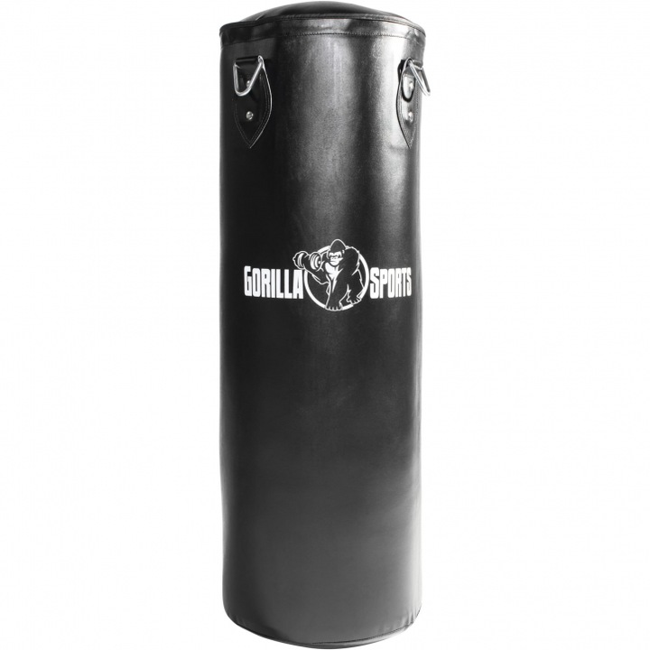 Sac de box, Gorilla Sports, negru, 27kg