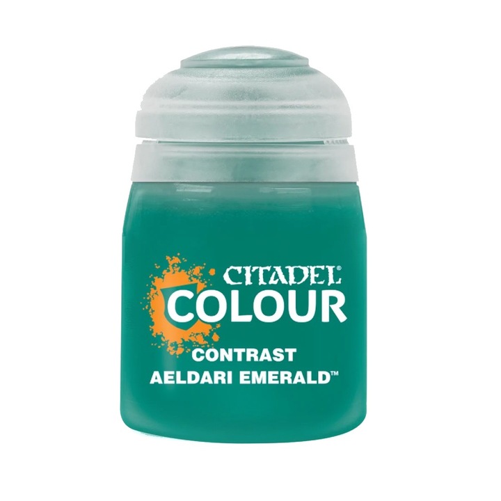 Citadel Miniatures Paint, Games Workshop, Contrast Aeldari Emerald, 18ml
