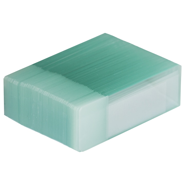 Set Lame Microscop Prima, Finisate la Colturi 45°, 26x76x1.2mm, Cap Mat, 50 buc