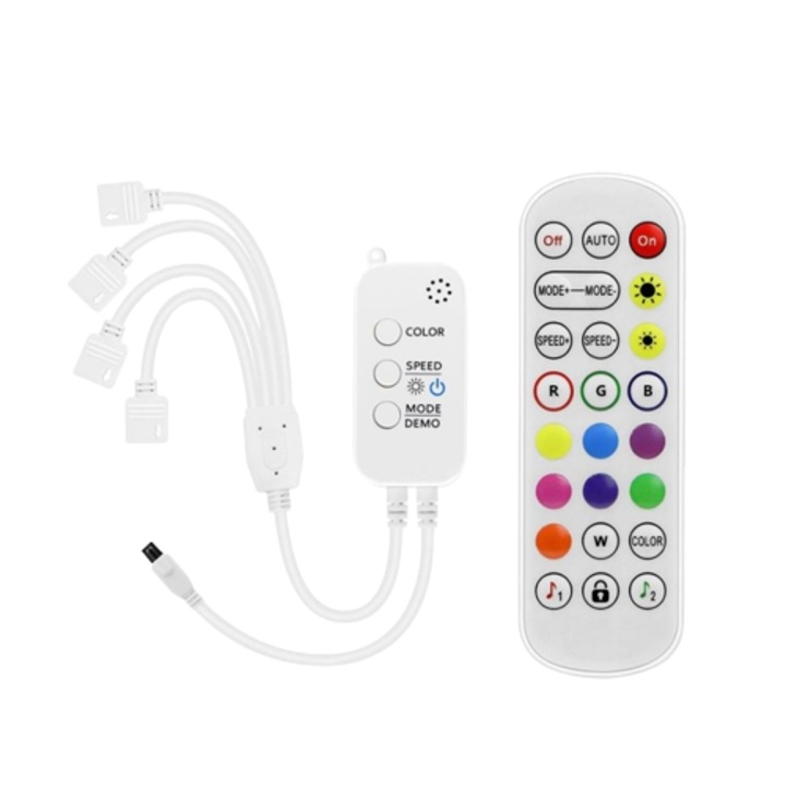 RGB 4-1 контролер с Bluetooth и дистанционно управление