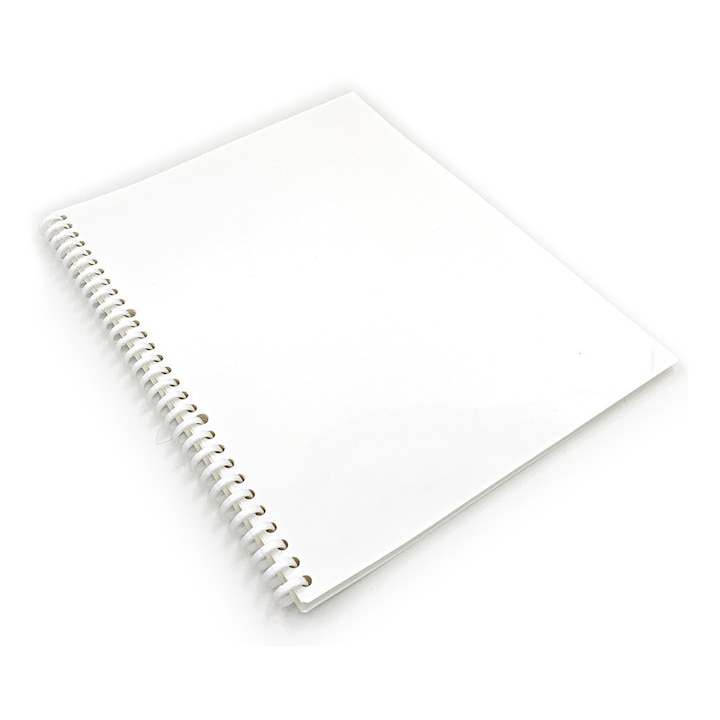 Diktáló füzet A4, Szublimálható, Fehér, Createur, 29 x 21,6 cm