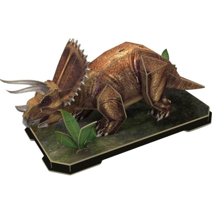 3Д пъзел трицератопс Revell Jurassic World, 38 см, 44 части