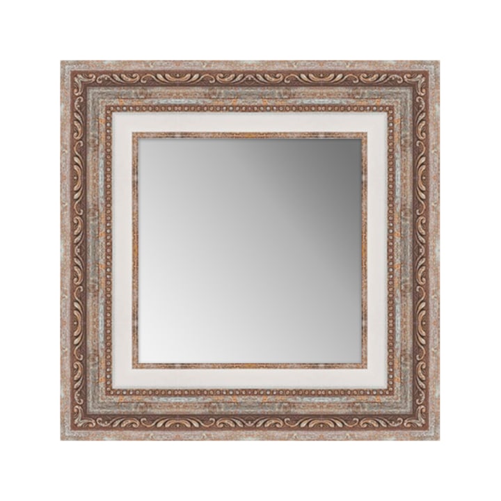 Огледало с рамка baroque1, многоцветен, 45х45 см