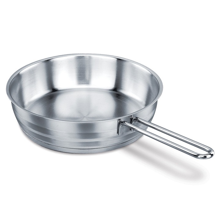 Rozsdamentes serpenyő, Korkmaz, 20cm, Ezüst