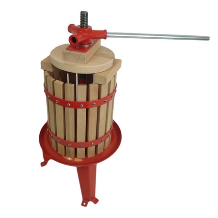 Teasc struguri Elefant FP-6 Lemn 6 L cu picioare, sistem presare lemn, inaltime 570 mm