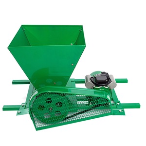 Zdrobitor de Fructe Electric Micul Fermier 750 W, 180 kg/h, Cuva 20 L, Cutit Otel, Verde
