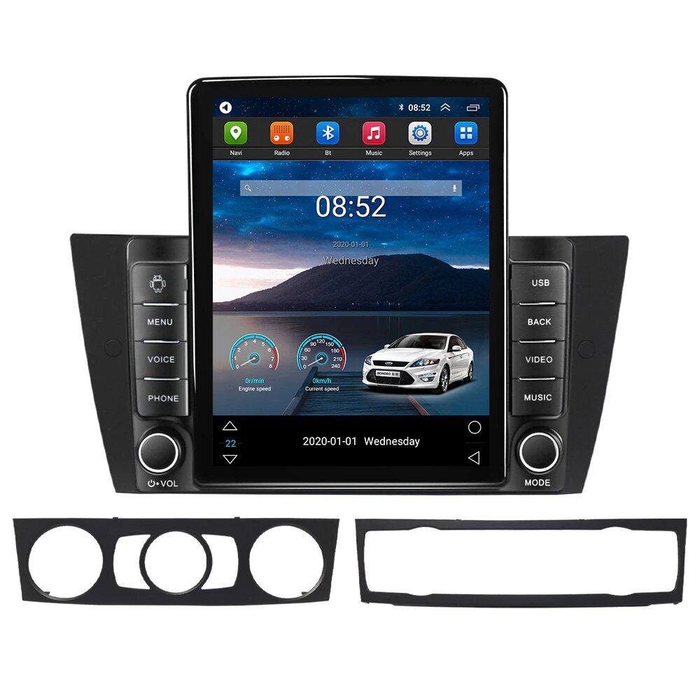 Navigatie BMW E90 E91 E92 E93 din 2005 2012, Ecran TESLA 9.7 inch, 4