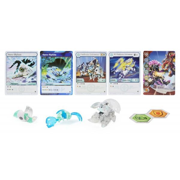 Figurina Bakugan Evolutions - Platinum Powerup, Blitz Fox, Nano